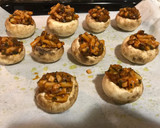 Foto del paso 5 de la receta: Champiñones rellenos de pavo 🍄