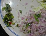 A picture of step 1 of Leftover roti cone.