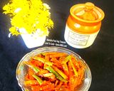 A picture of step 6 of Red Carrot Green Chilli Pickle - 10 minutes Instant Pickle.