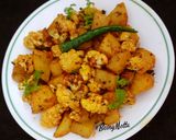 A picture of step 5 of Grilled Cauliflower-Potato Subzi (Airfryer).