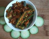 मसाला भेंडी(masala bhindi recipe in hindi) रेसिपी चरण 3 फोटो