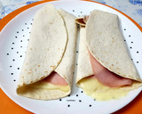 Foto del paso 4 de la receta: Wraps de queso y jamón york