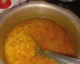 A picture of step 4 of Fry dal.