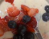 Caramelized berries pan cake