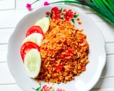 Foto langkah ke 3 dari resep Nasi Goreng Sambal Tomat.