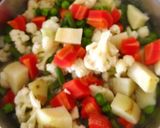 A picture of step 2 of Veg Korma.