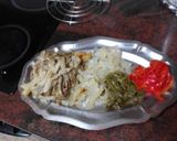 Foto del paso 5 de la receta: Contramuslos de pollo asados en freidora de aire con escalibada
