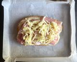 A picture of step 5 of Croque Madame Sandwich.