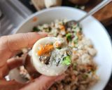 Hình bước làm 3 của món Nấm Đùi Gà Nhồi Chay