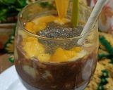 A picture of step 5 of Mango,Choco & Chia Seeds Smoothie (5 minutes Kid's healthy breakfast).