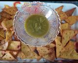 A picture of step 3 of मक्के के आटे के चिप्स (nachos).