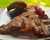 Foto del paso 5 de la receta: Costillas, chorizo colorado, papas al parrillin #lacocinanosune