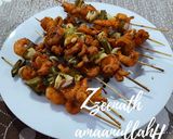 A picture of step 3 of Oven Baked Prawn Shashlik.