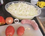 Foto del paso 1 de la receta: Guiso de repollo