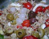 Foto del paso 13 de la receta: Ensaladaarco iris ( de arroz con atun ) y salchichas rellenas!!!!