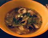 A picture of step 9 of Homemade miso soup 🍄.