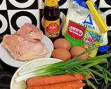 Foto langkah ke 1 dari resep Egg Chiken Roll / Rolade Ayam.