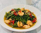 Foto langkah ke 5 dari resep 40. Cah KANGKUNG Udang.