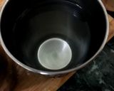 A picture of step 2 of Ghee pongal/ven pongal.