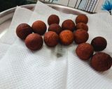 A picture of step 4 of Khava gulab jamun.