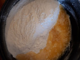 Budín de Naranja multicolor ideal para la mesa dulce de Navidad