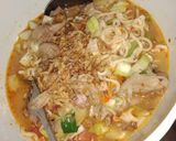 Foto langkah ke 12 dari resep Mie tek tek tetelan sapi.