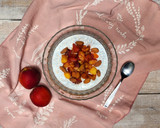 Foto del paso 6 de la receta: 🍑🫙 Chía pudding con duraznos tibios a la canela 🫙🍑 Sin endulzantes añadidos