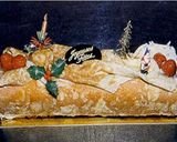 صورة لخطوة 36 من وصفة La Buche el la Buchette Framboisier