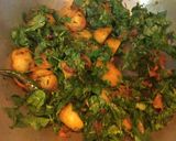 A picture of step 6 of Methi Matar Aloo.