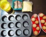Foto langkah ke 1 dari resep Cheesy Keto Smoked Beef & Egg.