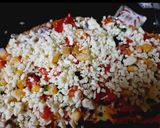 A picture of step 6 of Peri Peri cheese loaf.