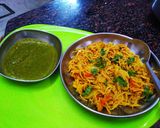A picture of step 4 of Vermicelli pulao.