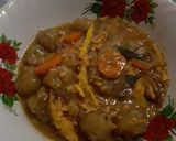 Foto langkah ke 3 dari resep Seblak basah isi cilok.