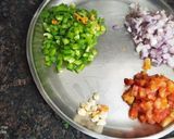 A picture of step 2 of Corn Veg Supreme.