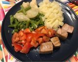 Foto del paso 4 de la receta Atún a la plancha con hervido de verduras, acompañado con tomate, para un día de dieta🤸‍♂️