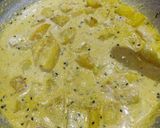 A picture of step 5 of Bengali Aloo Posto.