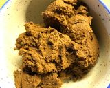 A picture of step 2 of Chocolate black bean balls - vegan.