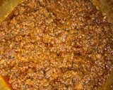 A picture of step 3 of Minced meat pizza 🍕🤫.