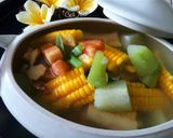 Foto langkah ke 4 dari resep Sayur Jagung Manis Temu Kunci.