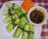 Hình bước làm 4 của món Bắp cải gói thịt hấp