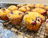 Foto del paso 7 de la receta: Muffins de requesón y arándanos