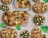 صورة لخطوة 9 من وصفة خبز الجبن🧀 والزيتون مع سلطة جرجير🥗