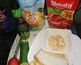 A picture of step 2 of Sandwich at any time...new style you will love to eat.