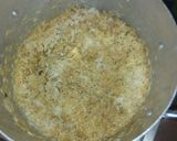 A picture of step 1 of Carrot rice.
