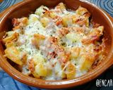 Foto del paso 4 de la receta Patatas con bacon y mozzarella