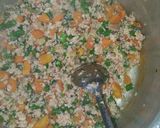 A picture of step 4 of Simple rice(pilau) with eggs.