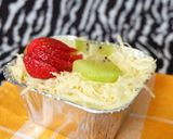 Foto langkah ke 5 dari resep Bread Puding Keju Kismis.