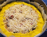 Foto del paso 10 de la receta: Tarta-quiche de pollo, setas y jamón