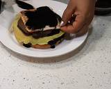 Jumbo Chocolate donut burger recipe step 9 photo