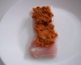 Foto del paso 5 de la receta: Parejitas de pechuga de pollo rellenas y crujientes